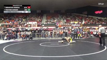 138 lbs Cons. Round 2 - Trayven Conger, Goodland Hs vs Sebastian Heredia, Ulysses