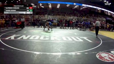 132 3A Quarterfinal - Dario Duany, Lake Brantley Hs vs Alfredo Cheang, Miami Southridge Hs