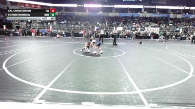 72 lbs Round Of 16 - Cal Christensen, Titan Wrestling Institute vs Corbin Morrow, Wyandotte Youth Wrestling
