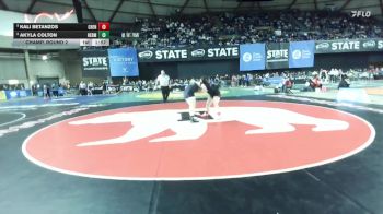 Girls 3A 170 lbs Champ. Round 2 - Kali Betanzos, Cheney (Girls) vs Akyla Colton, Hermiston (Girls)