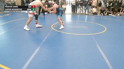 172-H lbs Consi Of 32 #2 - Preston Jones, Hamburg vs Carter Bickerdyke, AMERICAN MMA AND WRESTLING
