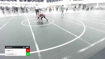66 lbs Consi Of 4 - Zayn Kee, Ganado WC vs Leon Gonzalez, Savage House WC