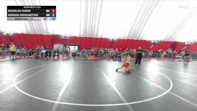 77 lbs Cons. Round 1 - Nicholas Friess, Ringers Wrestling Club vs Hudson Kronabetter, Sarbacker Wrestling Academy