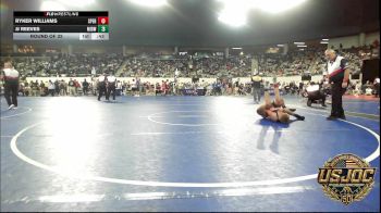 119 lbs Round Of 32 - Ryker Williams, Sperry Wrestling Club vs Jj Reeves, Midwest City Bombers Youth Wrestling Club