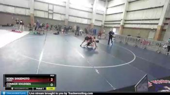 120 lbs Cons. Round 3 - Connor Knudsen, Utah vs Koen Shigemoto, Hawaii