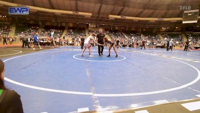 100 lbs Consi Of 4 - Mia Ortega, Tulsa Blue T Panthers vs Braxton Blakemore, Caney Valley Wrestling