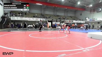 102-110 lbs Rr Rnd 5 - Brinlee Wooten, Warner Eagles Youth Wrestling vs Rocklyn Johnson, Brushy Wrestling Club
