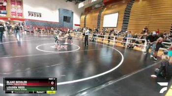 98 lbs Cons. Semi - Louden Rees, Lincoln Middle School vs Blake Bessler, Powell Middle School