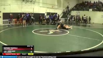 235 lbs Quarterfinal - Lily Mercado, San Clemente vs Esther Toavalu, Phineas Banning