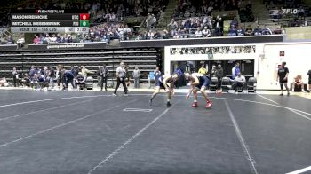 165 lbs Semifinal - Mason Reiniche, Tennessee-Chattanooga vs Mitchell Mesenbrink, Penn State