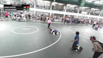 133-136 lbs Champ. Round 1 - Zhyler Hansen, Newman Central Catholic vs Jamari Johnson, Wrightway