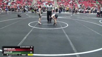 88 lbs Cons. Round 2 - Greyson Coy, Maize Wrestling Club vs Dailin Lee, Team Haysville Wrestling Club