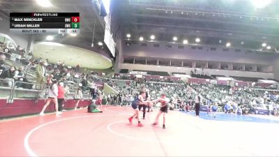 90 lbs Cons. Semi - Max Minckler, Bentonville Wrestling Club vs Uriah Miller, Saints Wrestling Club