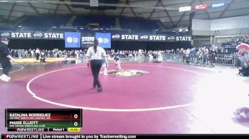100 lbs Quarterfinal - Katalina Rodriguez, Victory Wrestling-Central WA vs Maisie Elliott, Mat Demon Wrestling Club