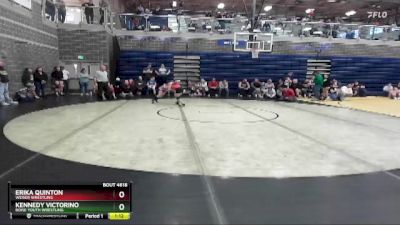 95 lbs Semifinal - Kennedy Victorino, Boise Youth Wrestling vs Erika Quinton, Weiser Wrestling