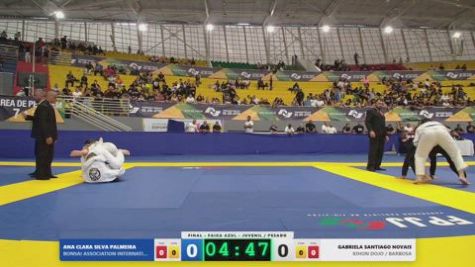 GABRIELA SANTIAGO NOVAIS vs ANA CLARA SILVA PALMEIRA 2026 FPJJ Circuito Paulista GI Etapa 3