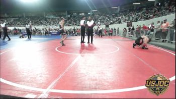 100 lbs Round Of 16 - Cash Howard, Coweta Tiger Wrestling vs Rex McDonald, Port City Wrestling