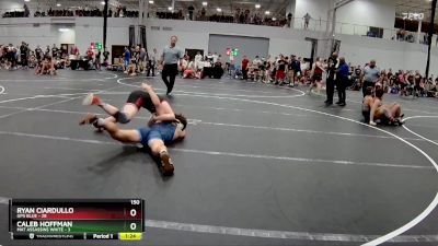 150 lbs Round 1 (8 Team) - Caleb Hoffman, Mat Assassins White vs Ryan Ciardullo, GPS Blue