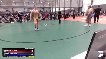 285 lbs Quarterfinal - Andrew Olson, MN vs Alexx Johnson, OR