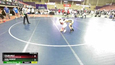 118-118 lbs Round 2 - Tyler Bolt, Trailhands Wrestling Club vs Ivan Munoz, Illinois