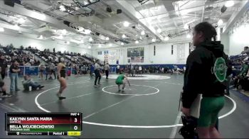 135 lbs Quarterfinal - Bella Wojciechowski, Thousand Oaks vs Kailynn Santa Maria, Santa Fe