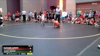 49 lbs Quarterfinals (8 Team) - Wyatt Wilson, Alpha Elite vs Fletcher Currier, East Kansas Eagles