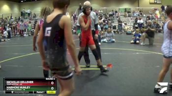 112 lbs Round 3 (6 Team) - Nicholas Kelleher, Team Gotcha vs Harmoni Hunley, Mi Pitbulls Gold