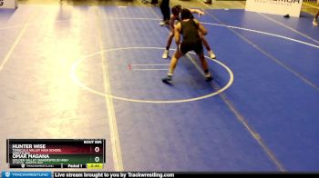 138 lbs Cons. Round 5 - Omar Magana, Golden Valley (Bakersfield) High School Wrestling vs Hunter Wise, Temecula Valley High School Wrestling