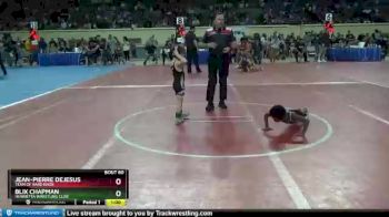 43 lbs Quarterfinal - Jean-Pierre DeJesus, Team Of Hard Knox vs Blix Chapman, Henrietta Wrestling Club