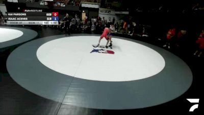 126 lbs Kai Parsons, OCWA - Orange County Wrestling Association vs Isaac Aceves, SJWA - San Joaquin Wrestling Association
