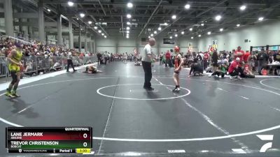 90 lbs Quarterfinal - Lane Jermark, Abilene vs Trevor Christenson, Bobcat