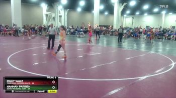 155 lbs Round 2 (8 Team) - Miley Walz, Team Iowa Mermaid Mafia vs Hannah Parrish, SEAAU National Team
