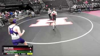 129 lbs Champ. Round 1 - Trace Maxfield, Tooele High School vs Noah Ward, Logan High School