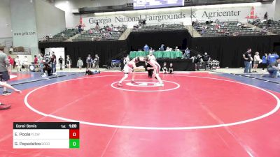 170 lbs Consolation - Eli Poole, Flowery Branch Jr Wrestling vs Gabriel Papadatos, Brookwood Bronco Youth Wrestling Club