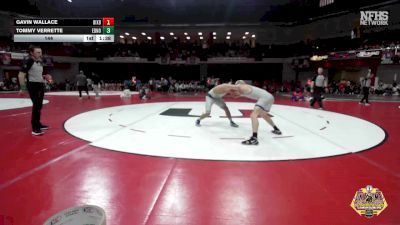 144 lbs Semifinals (8 Team) - Gavin Wallace, BIXBY vs Tommy Verrette, EDMOND NORTH