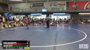 75 lbs Round 1 (16 Team) - Gage Richardson, Alabama Elite Blue vs Blaine Ruth, Higher Calling