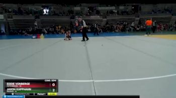60 lbs Semis & 1st Wrestleback (8 Team) - Jaxon Kapphahn, Roseau vs Eddie VonBerge, Hutchinson