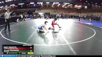 117 lbs Champ. Round 1 - Riley Pisciotta, Scorpion Wrestling Club vs Dylan Fernandez, Somerset