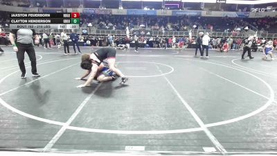 218 lbs Consi Of 4 - Jaxston Feuerborn, Rogue Warrior WC vs Clayton Henderson, Ground Zero WC