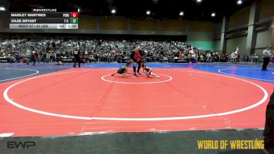61 lbs Consolation - Maisley Martines, Pure 6 Wresting vs Jolee Bryant, F-5 Grappling