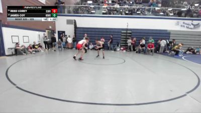 125 lbs Cons. Round 1 - Reed Corey, Sandpoint Legacy Wrestling Club vs James Coy, Kimberly Bulldog Wrestling Club