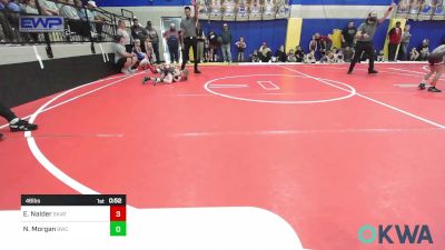 46 lbs Round Of 16 - Easton Nalder, Skiatook Youth Wrestling vs Noah Morgan, Berryhill Wrestling Club