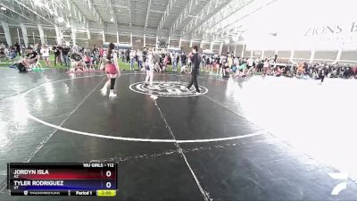 112 lbs Cons. Round 4 - Jordyn Isla, AZ vs Tyler Rodriguez, UT