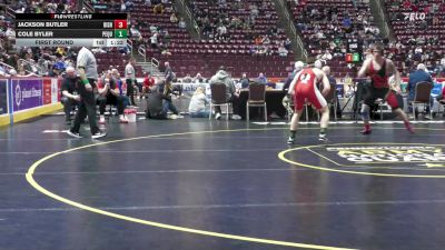 152 lbs First Round - Jackson Butler, Bishop McCort vs Cole Byler, Pequea Valley