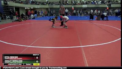 90 lbs Round 2 - Kenley Berglund, Askren Wrestling Academy vs Etta Mercier, Summit Wrestling Academy