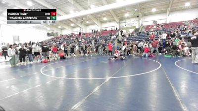 77 lbs Cons. Round 1 - Teaghan Anderson, Grantsville Wrestling Club vs Frankie Pratt, Salt Flats Wrestling Club