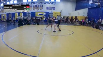 132 lbs Cons. Round 4 - Teagan Dix, Lake Nona vs Coby Broughton, Fleming Island