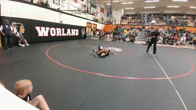 115 lbs Round 3 - Tucker McDonald, Powell Middle School vs Joshua Hernandez, Cody Middle School