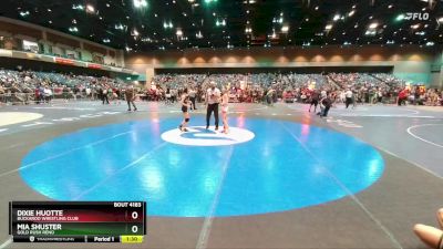 79-88 lbs Round 3 - Mia Shuster, Gold Rush Reno vs Dixie Huotte, Buckaroo Wrestling Club