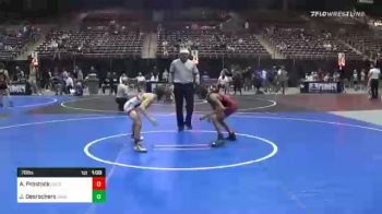 78 lbs Consi Of 4 - Alexander Prostock, Sacramento Wrestling Bears vs Jonas Desrochers, Swwwc